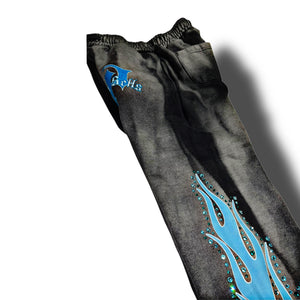 Blue flames Sweat Pants