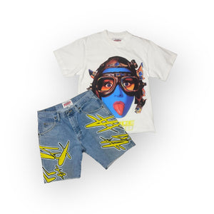 Blue Face T-shirt