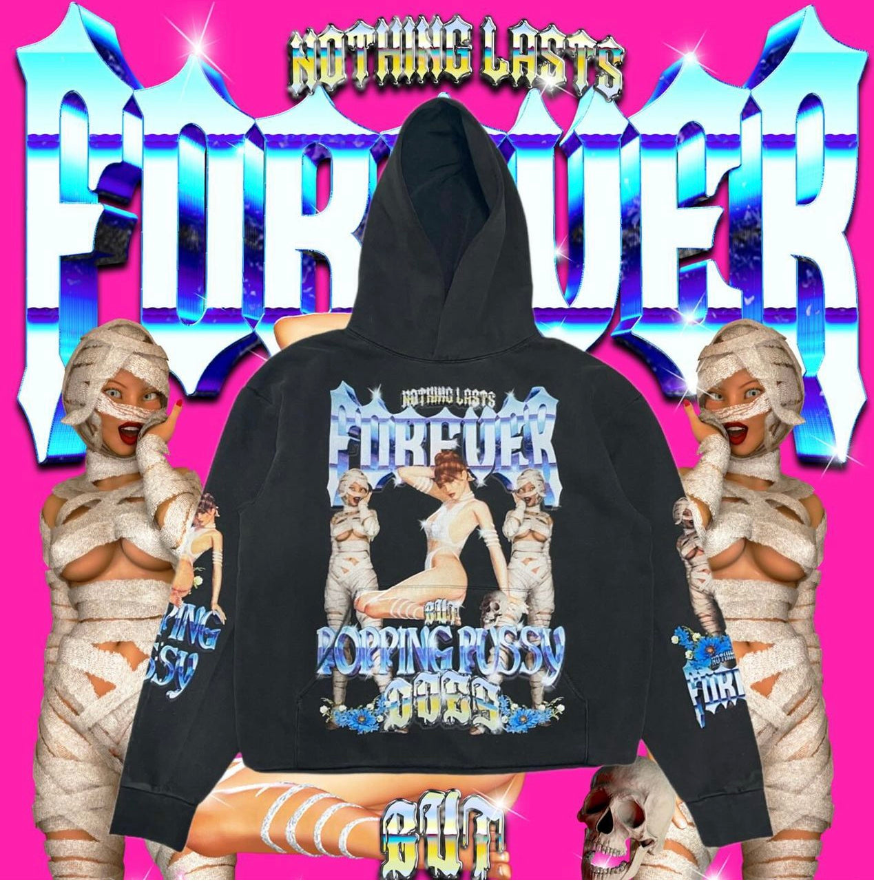 Unisex Nothing Last Foreva Hoodie